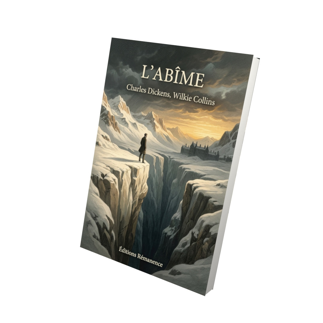 Livre L’Abîme par Charles Dickens, Wilkie Collins - Vue 3D - Editions Remanence