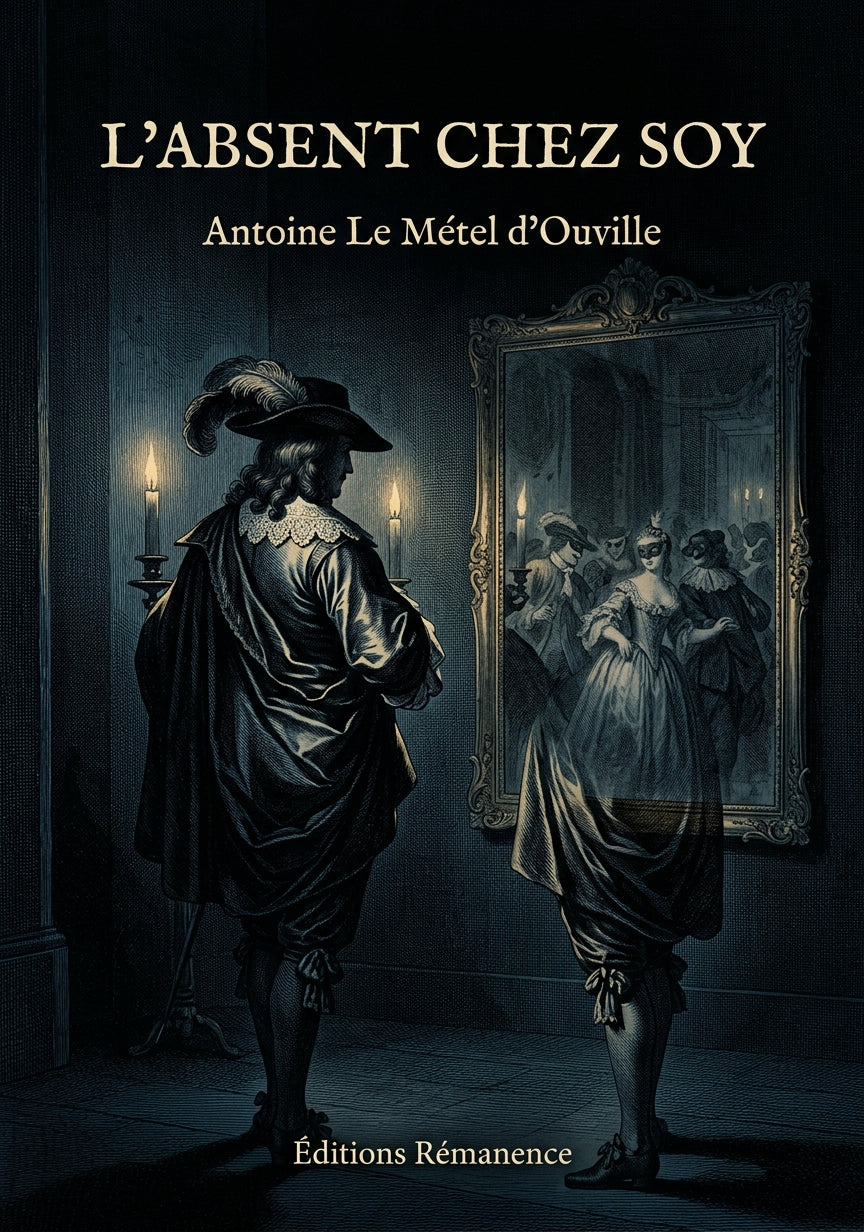 Livre L’absent chez soy par Antoine Le Métel d’Ouville - Couverture - Editions Remanence