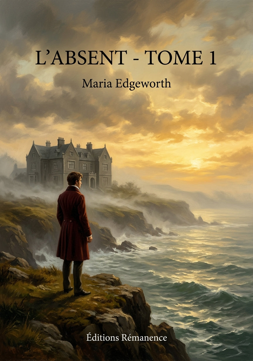 Livre L’Absent - Tome 1 par Maria Edgeworth - Couverture - Editions Remanence