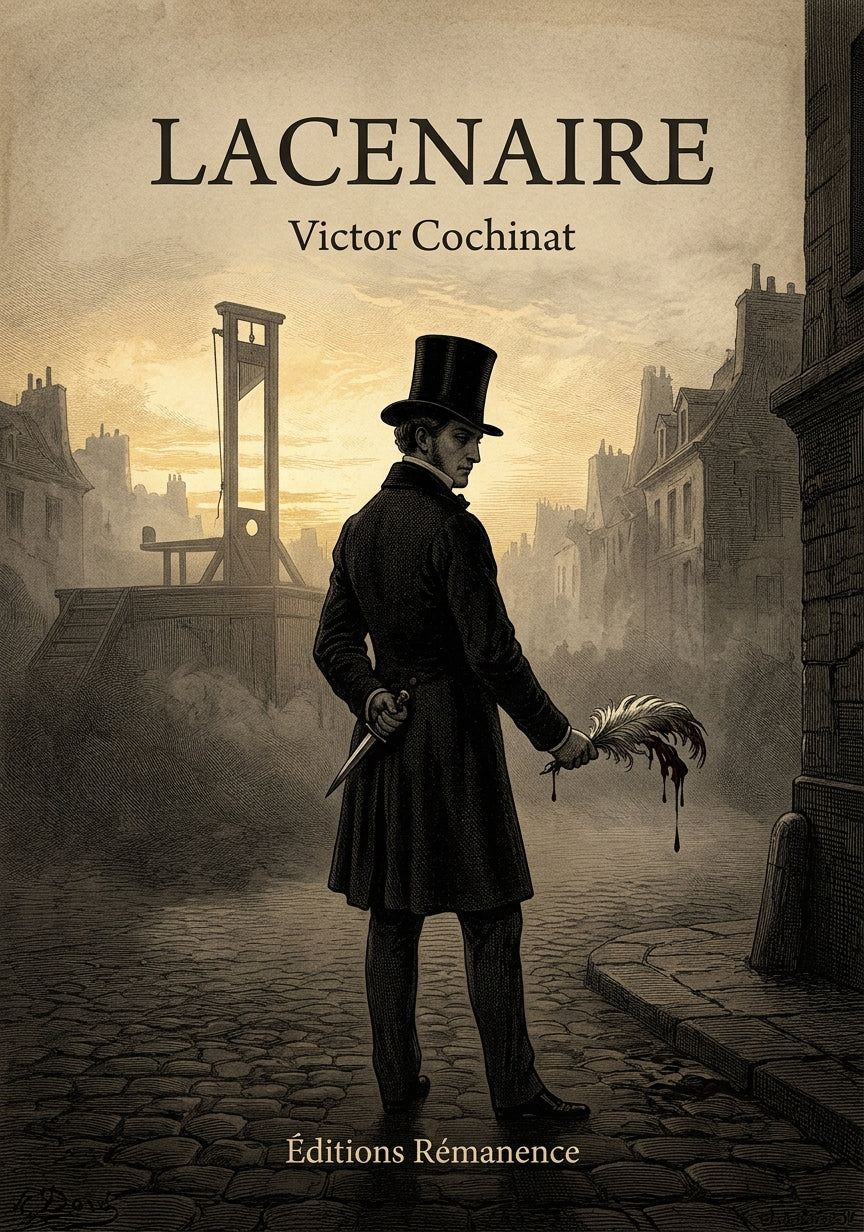 Livre Lacenaire par Victor Cochinat - Couverture - Editions Remanence