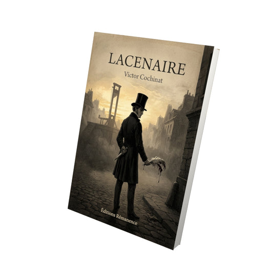 Livre Lacenaire par Victor Cochinat - Vue 3D - Editions Remanence