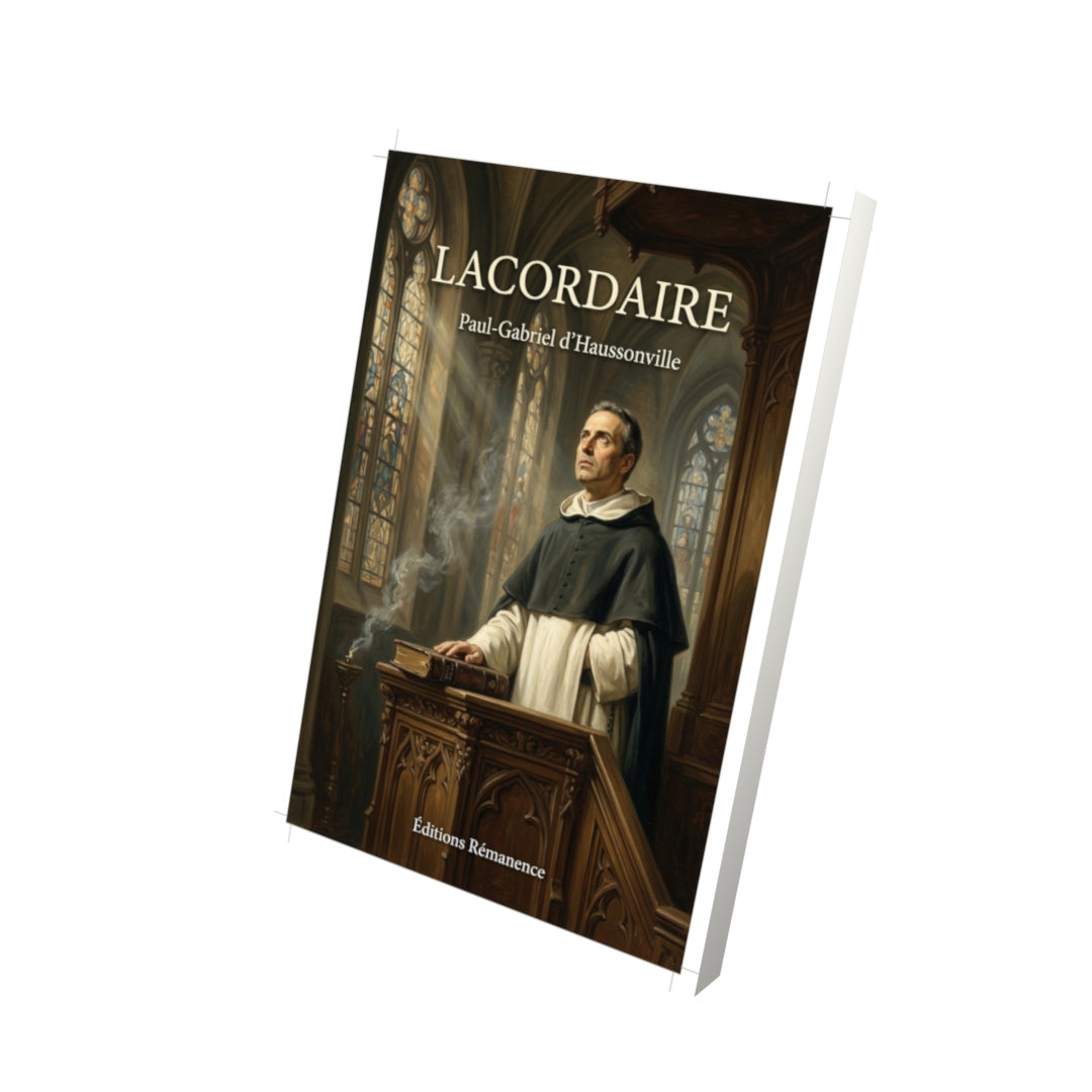 Livre Lacordaire par Eugène de Mirecourt - Vue 3D - Editions Remanence