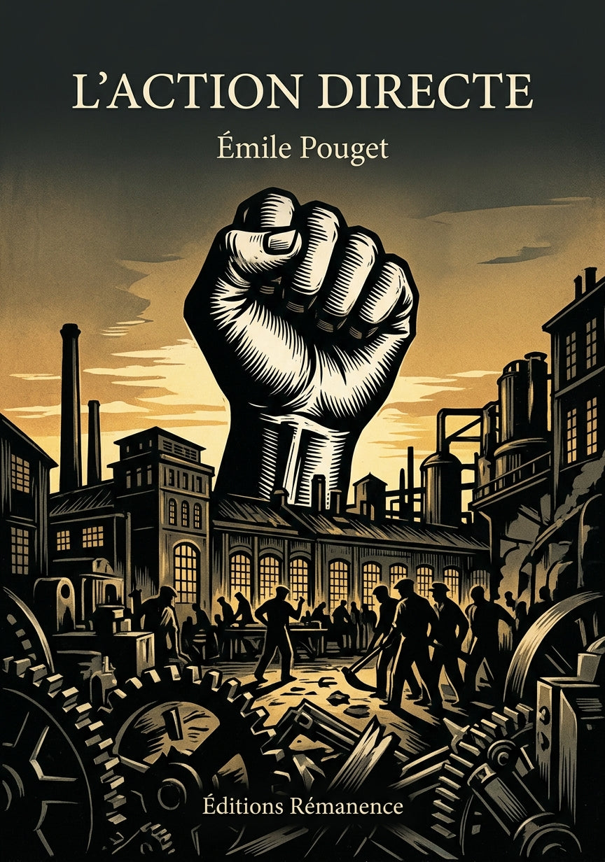 Livre L’Action directe par Émile Pouget - Couverture - Editions Remanence