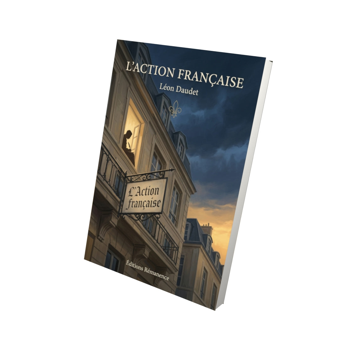 Livre L’Action française par Léon Daudet - Vue 3D - Editions Remanence