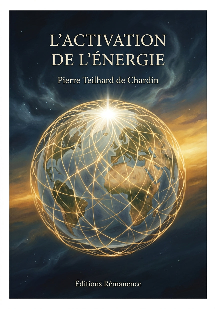 Livre L’Activation de l’Énergie par Pierre Teilhard de Chardin - Couverture - Editions Remanence