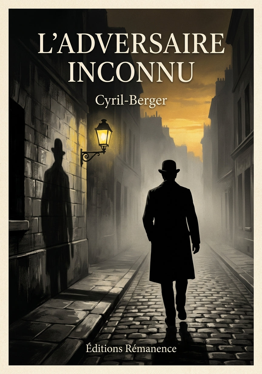 Livre L’Adversaire inconnu par Cyril-Berger - Couverture - Editions Remanence