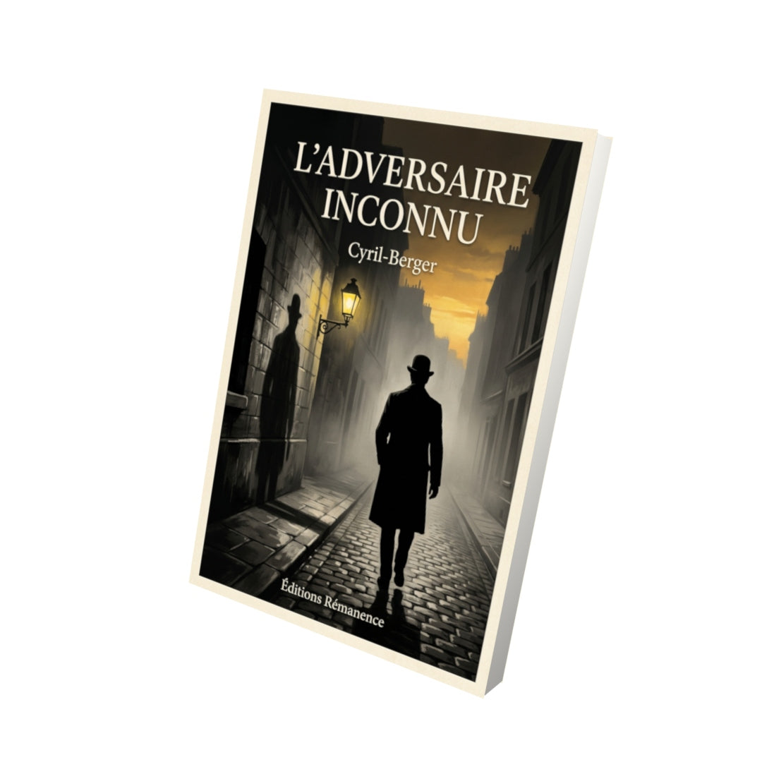 Livre L’Adversaire inconnu par Cyril-Berger - Vue 3D - Editions Remanence