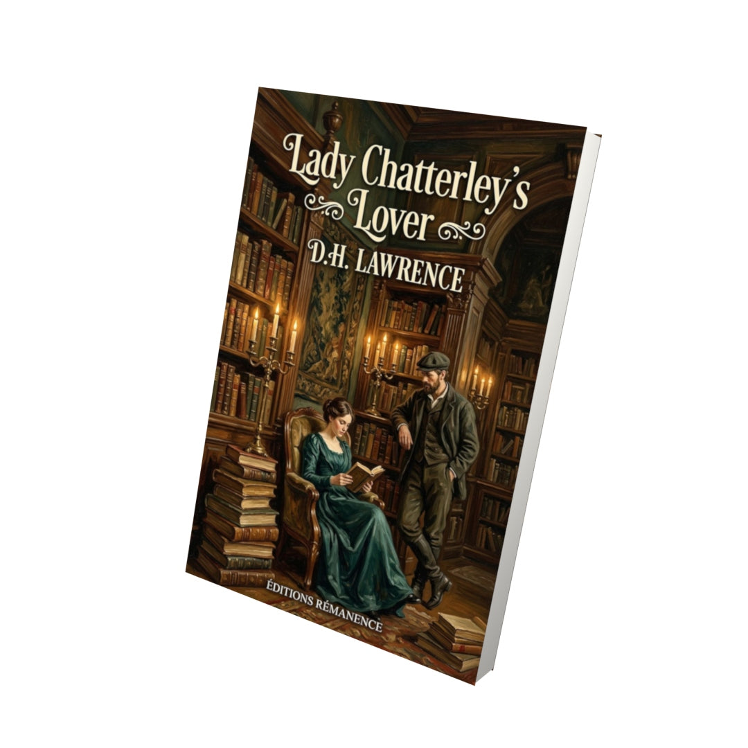 Livre Lady Chatterley's Lover – D.H. Lawrence - Vue 3D - Editions Remanence