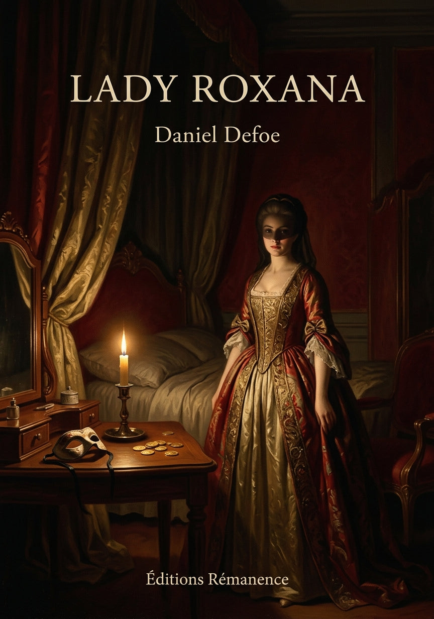 Livre Lady Roxana par Daniel Defoe - Couverture - Editions Remanence