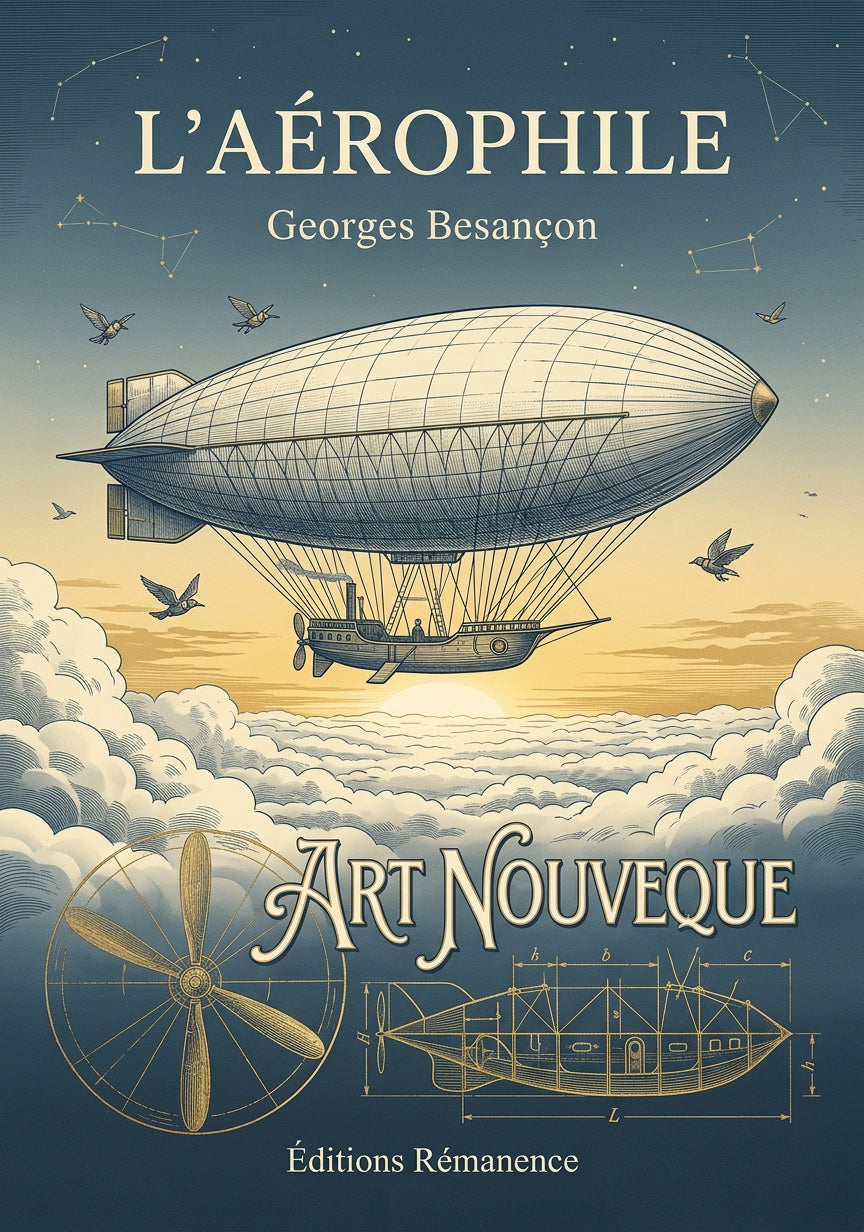 Livre L’Aérophile par Georges Besançon - Couverture - Editions Remanence