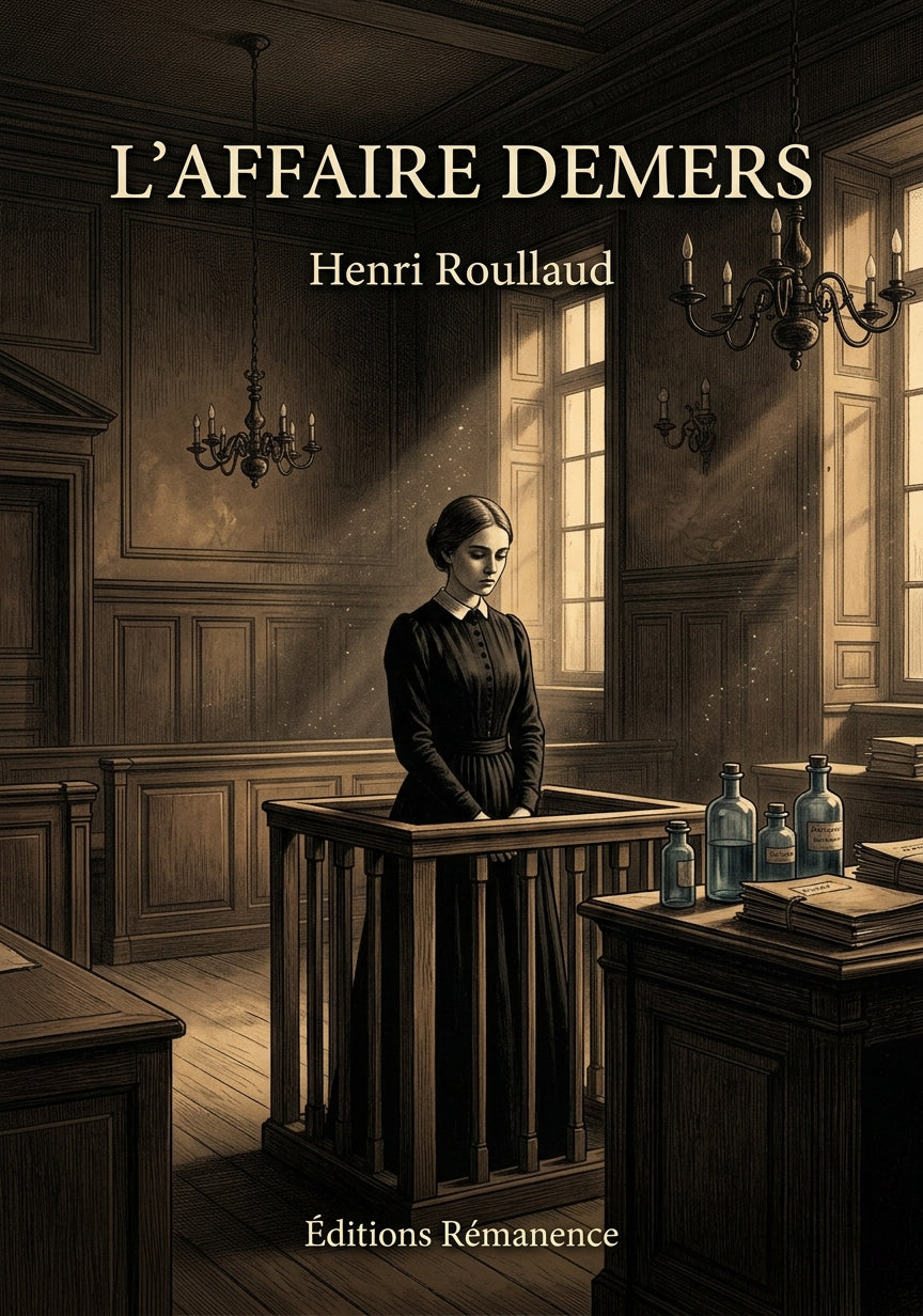 Livre L’affaire Demers par Henri Roullaud - Couverture - Editions Remanence