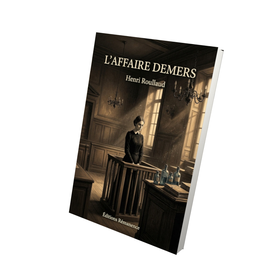 Livre L’affaire Demers par Henri Roullaud - Vue 3D - Editions Remanence