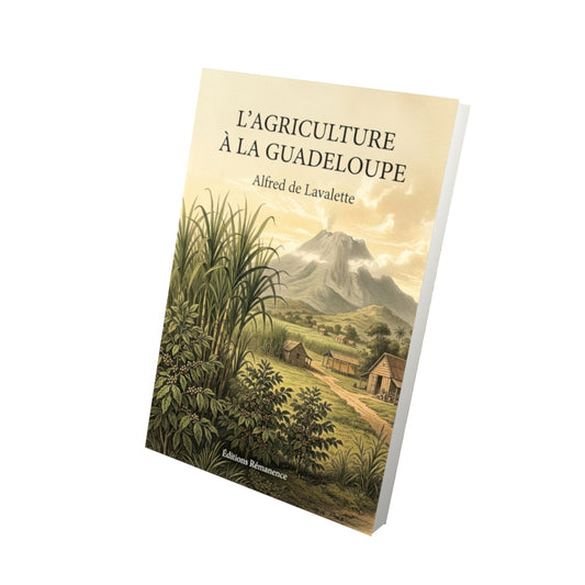 Livre L’Agriculture à la Guadeloupe par Alfred de Lavalette - Vue 3D - Editions Remanence