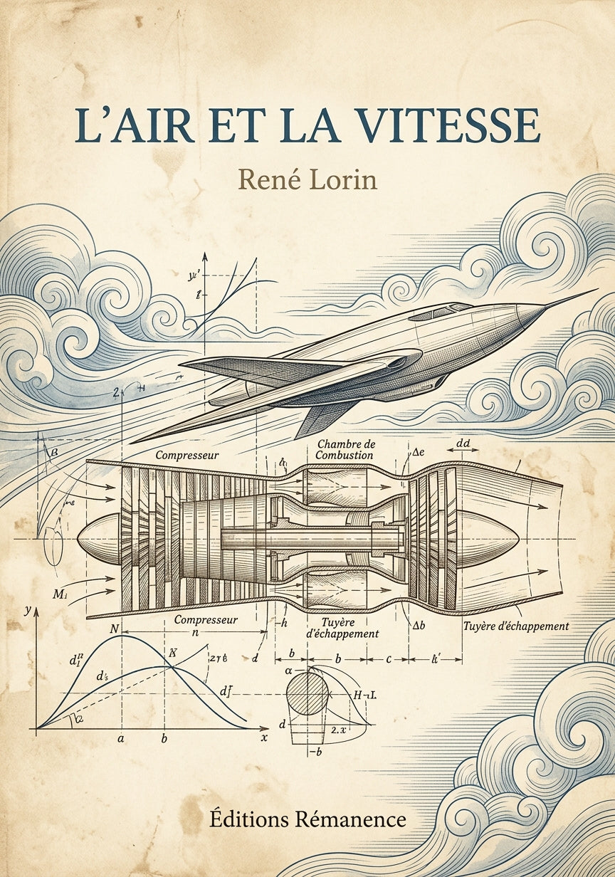Livre L’Air et la Vitesse par René Lorin - Couverture - Editions Remanence