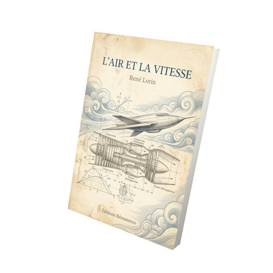 Livre L’Air et la Vitesse par René Lorin - Vue 3D - Editions Remanence