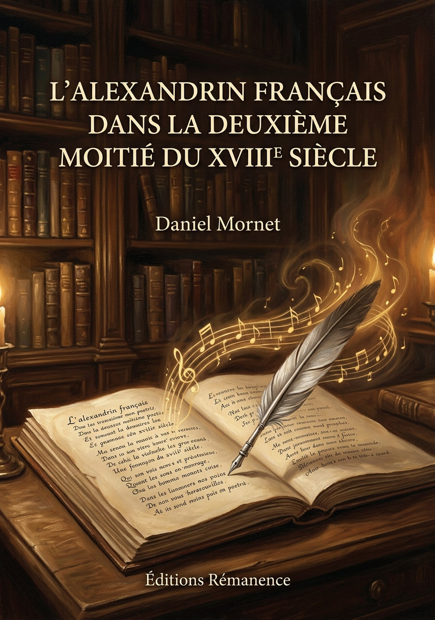 Livre L’Alexandrin français dans la deuxième moitié du XVIIIe siècle par Daniel Mornet - Couverture - Editions Remanence