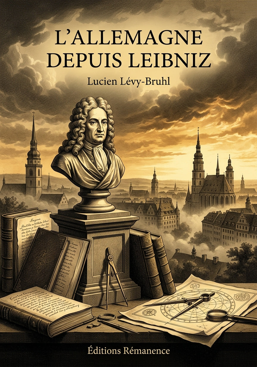 Livre L’Allemagne depuis Leibniz par Lucien Lévy-Bruhl - Couverture - Editions Remanence