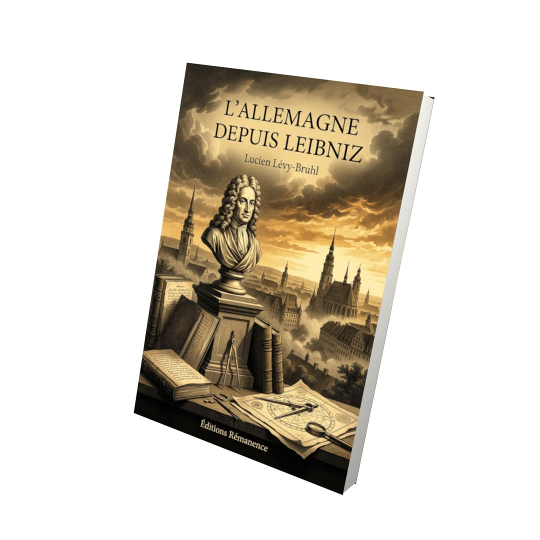 Livre L’Allemagne depuis Leibniz par Lucien Lévy-Bruhl - Vue 3D - Editions Remanence