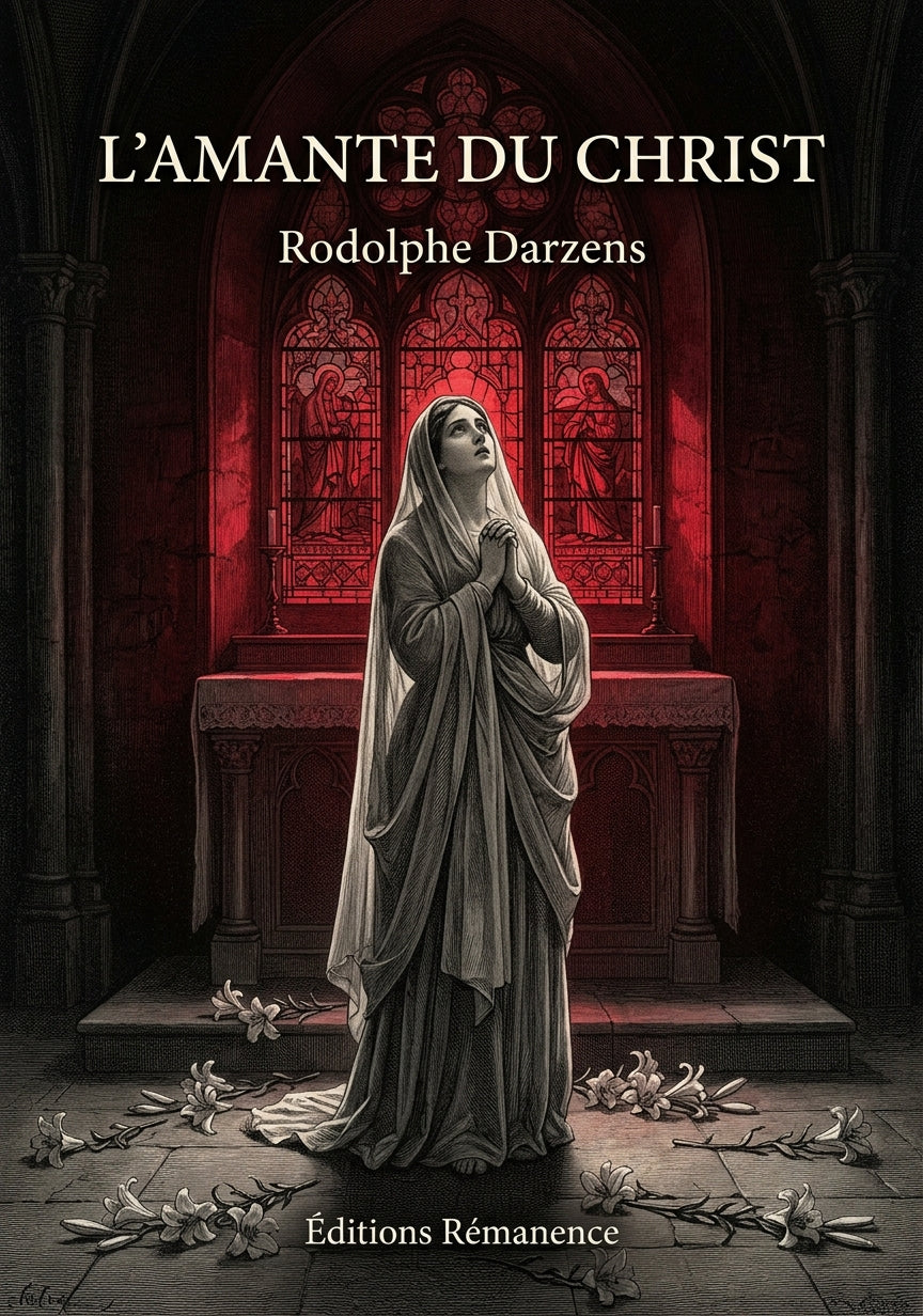 Livre L’Amante du Christ par Rodolphe Darzens - Couverture - Editions Remanence