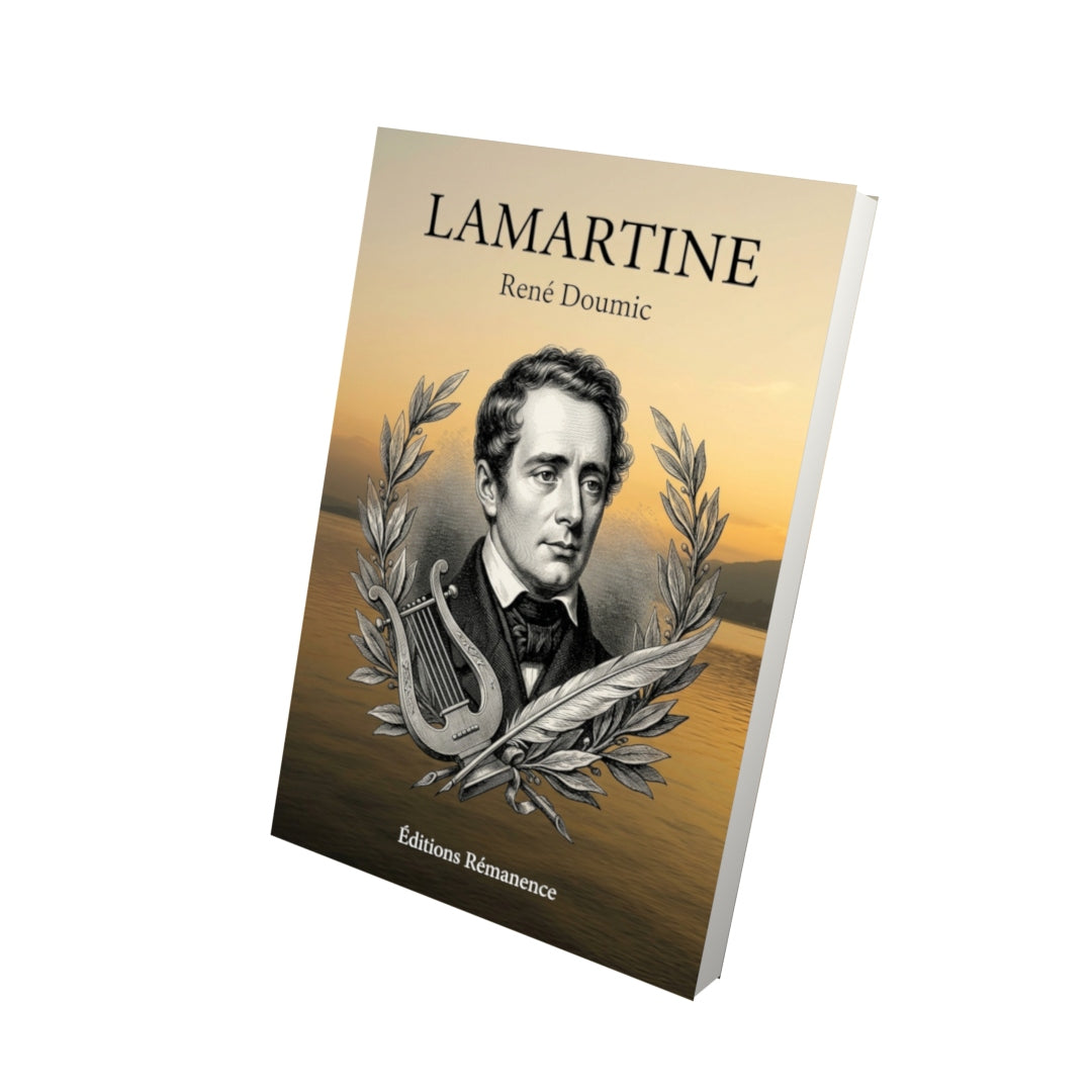 Livre Lamartine par René Doumic - Vue 3D - Editions Remanence