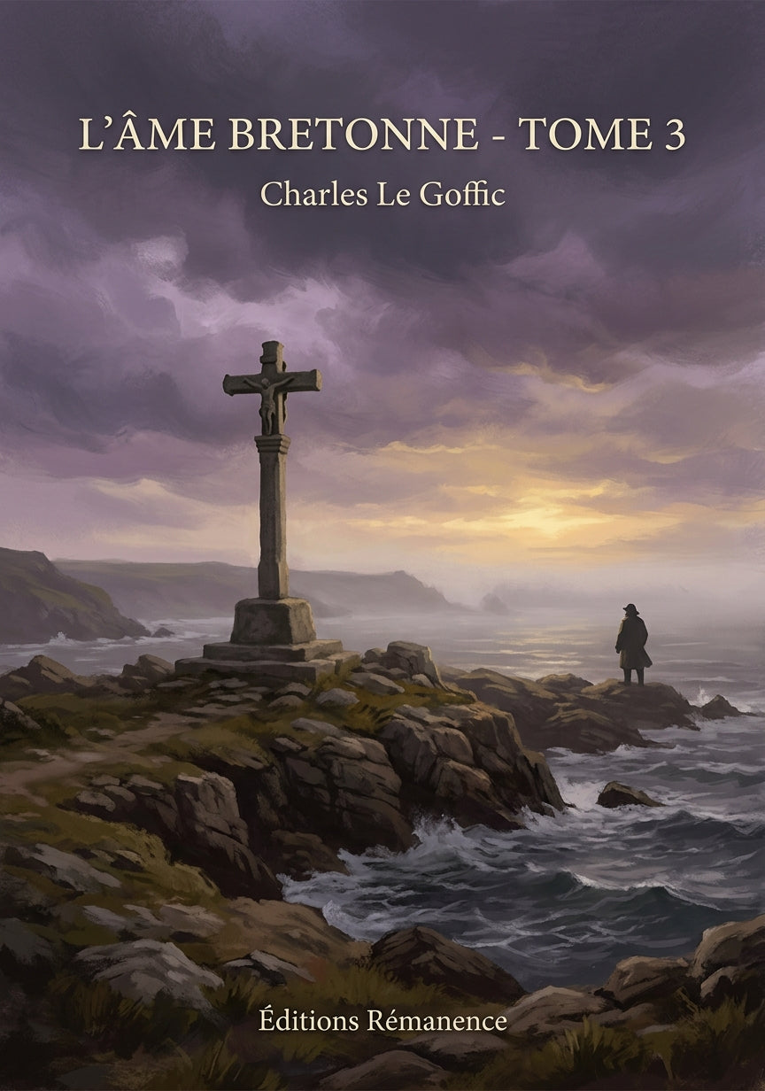 Livre L’Âme bretonne - Tome 3 par Charles Le Goffic - Couverture - Editions Remanence