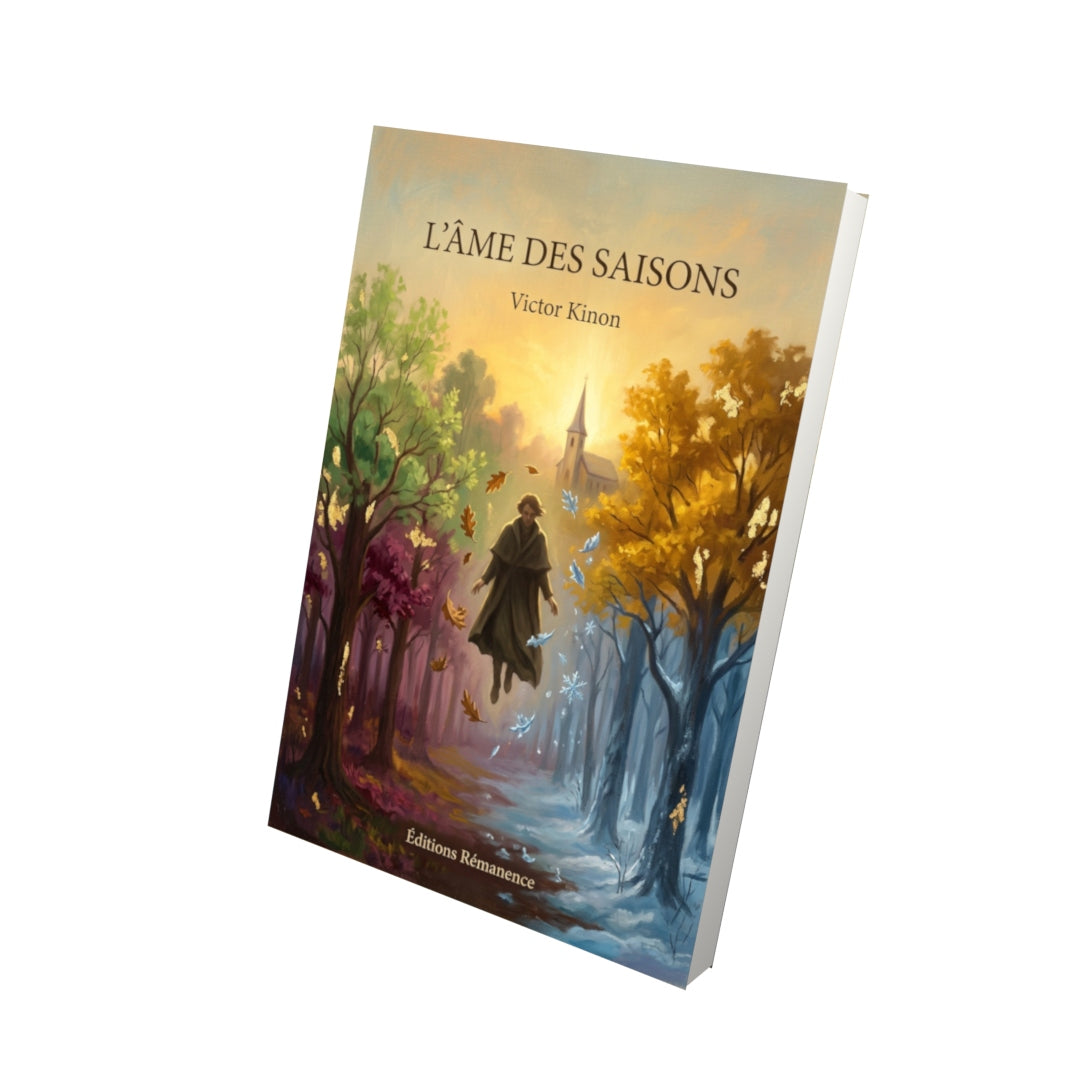 Livre L’Âme des Saisons par Victor Kinon - Vue 3D - Editions Remanence