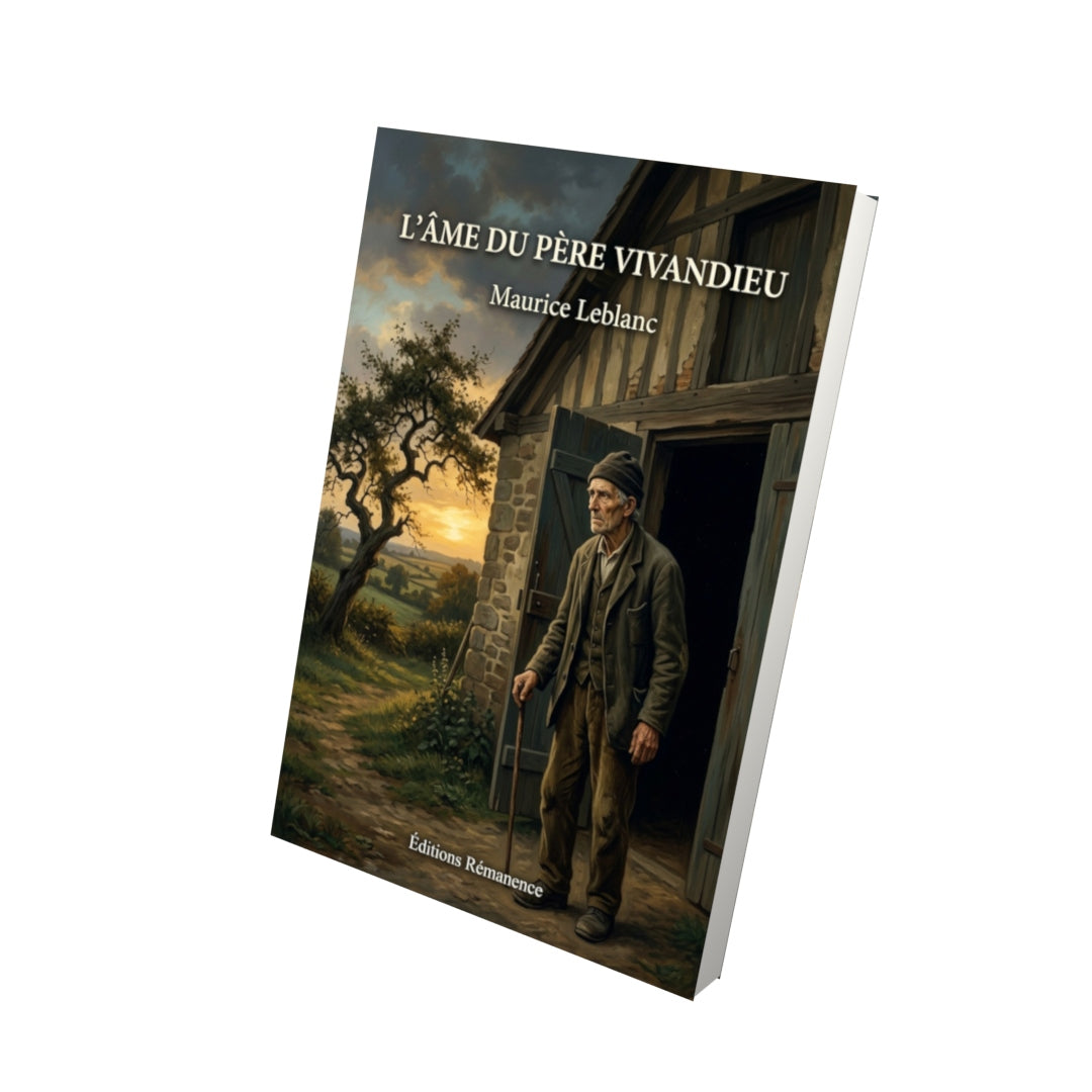 Livre L’Âme du père Vivandieu par Maurice Leblanc - Vue 3D - Editions Remanence