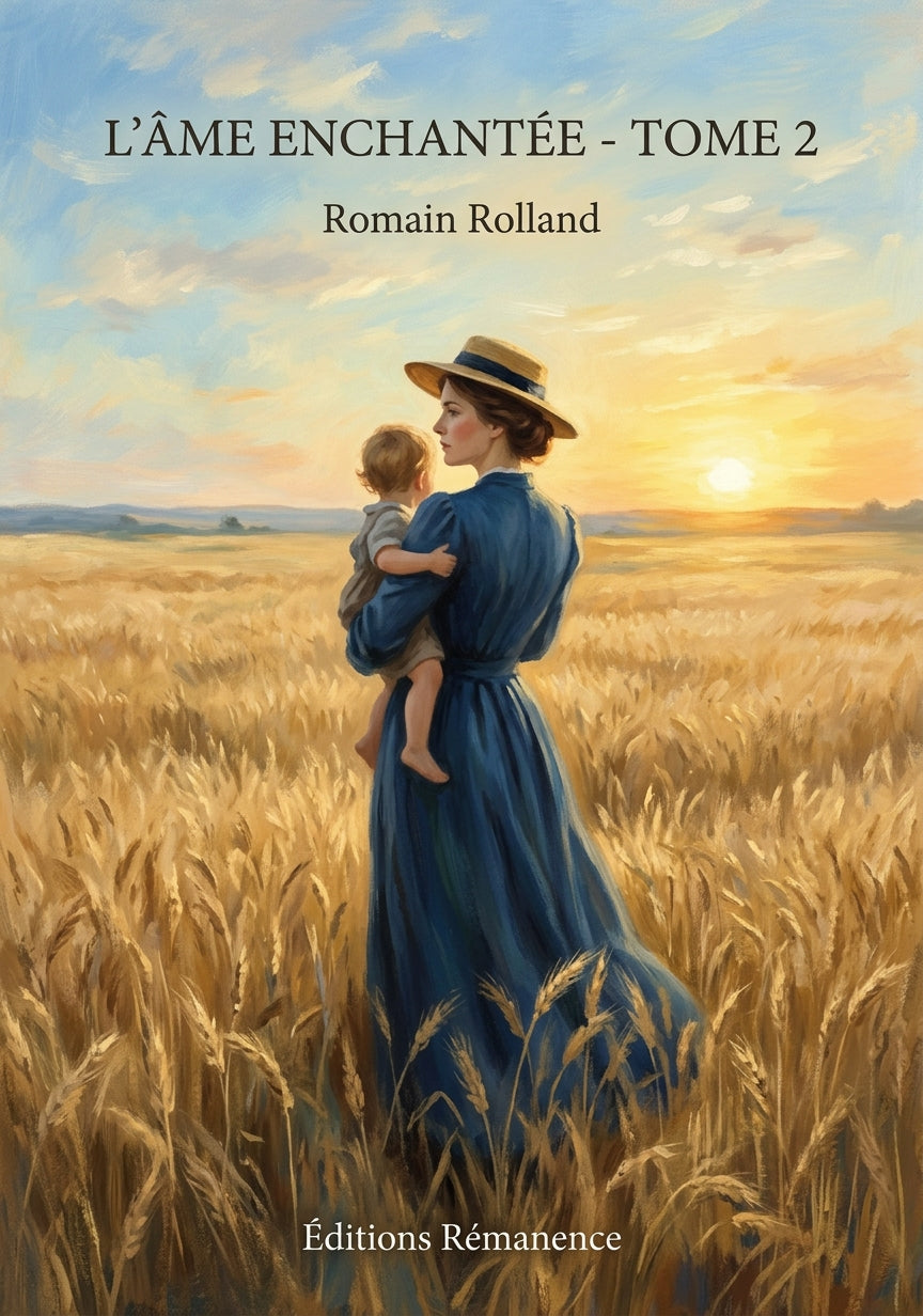 Livre L’Âme enchantée - Tome 2 par Romain Rolland - Couverture - Editions Remanence
