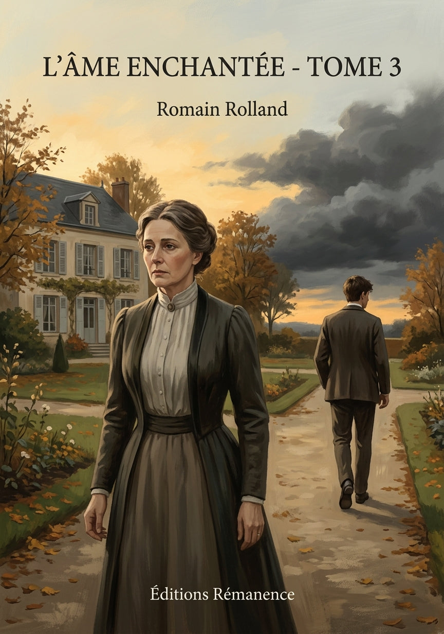 Livre L’Âme enchantée - Tome 3 par Romain Rolland - Couverture - Editions Remanence