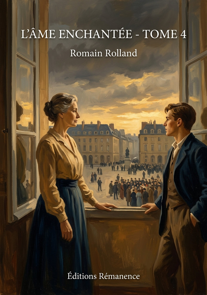 Livre L’Âme enchantée - Tome 4 par Romain Rolland - Couverture - Editions Remanence