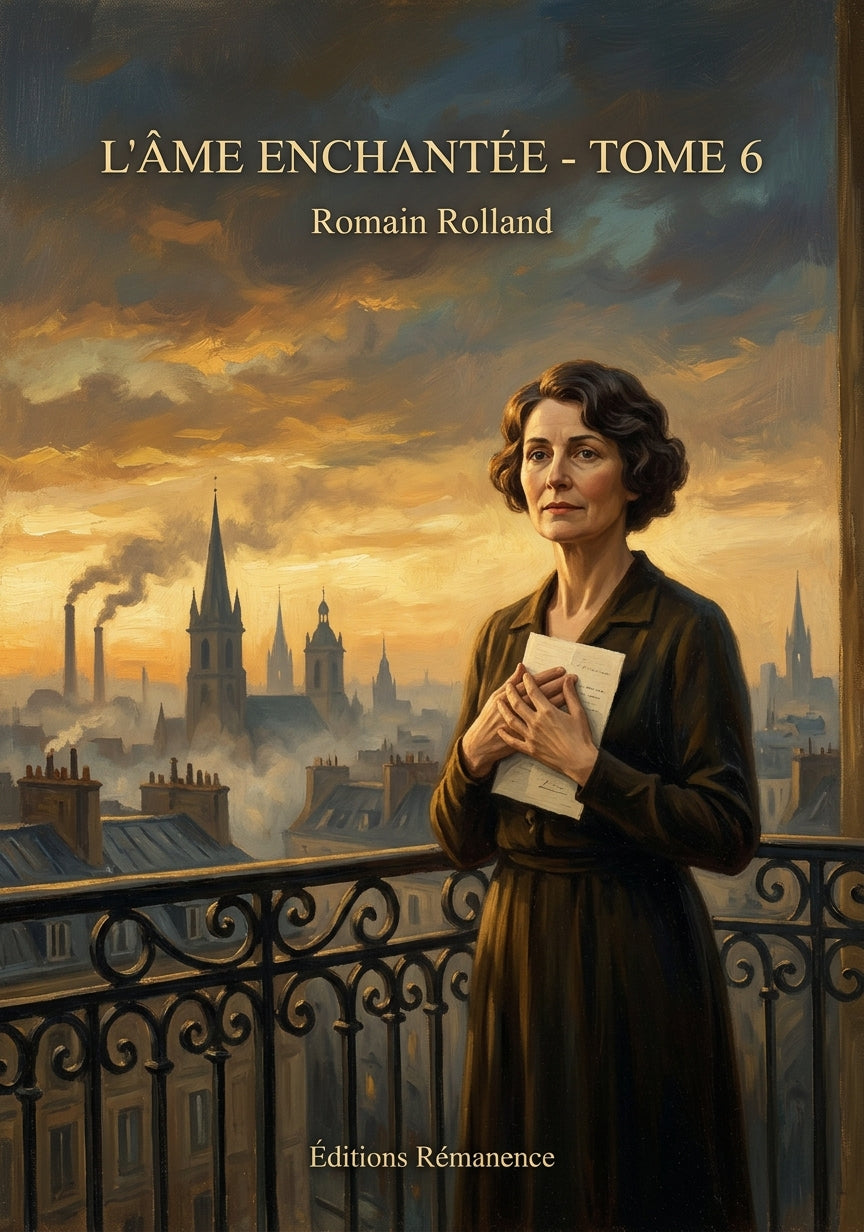 Livre L’Âme enchantée - Tome 6 par Romain Rolland - Couverture - Editions Remanence
