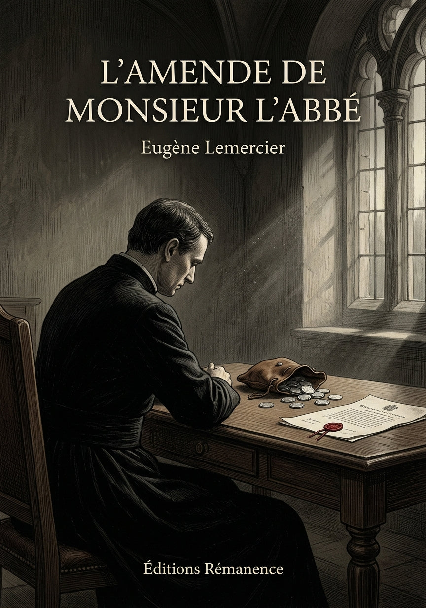 Livre L’Amende de monsieur l’abbé par Eugène Lemercier - Couverture - Editions Remanence