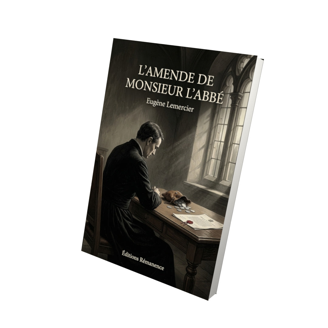 Livre L’Amende de monsieur l’abbé par Eugène Lemercier - Vue 3D - Editions Remanence