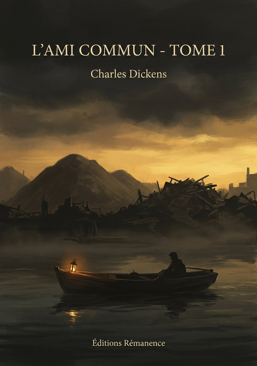 Livre L’Ami commun - Tome 1 par Charles Dickens - Couverture - Editions Remanence