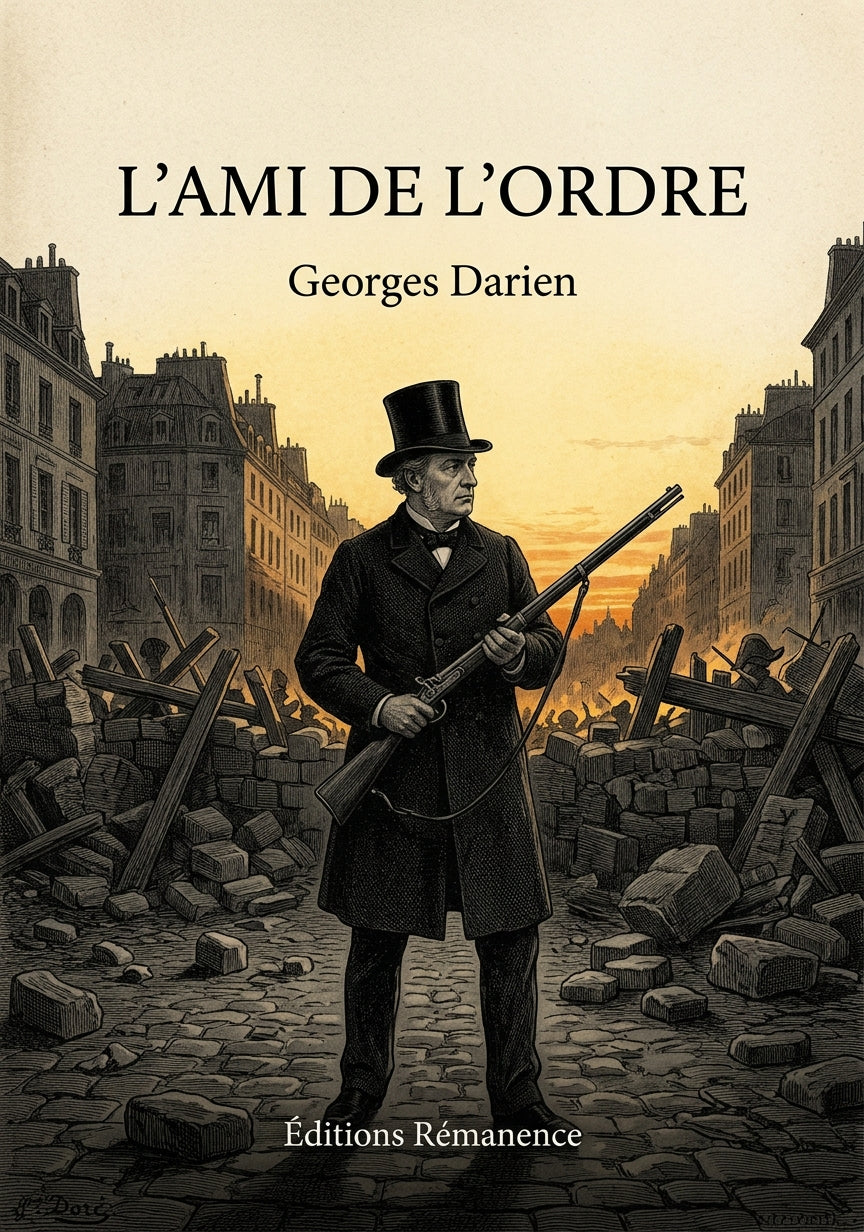 Livre L’Ami de l’ordre par Georges Darien - Couverture - Editions Remanence