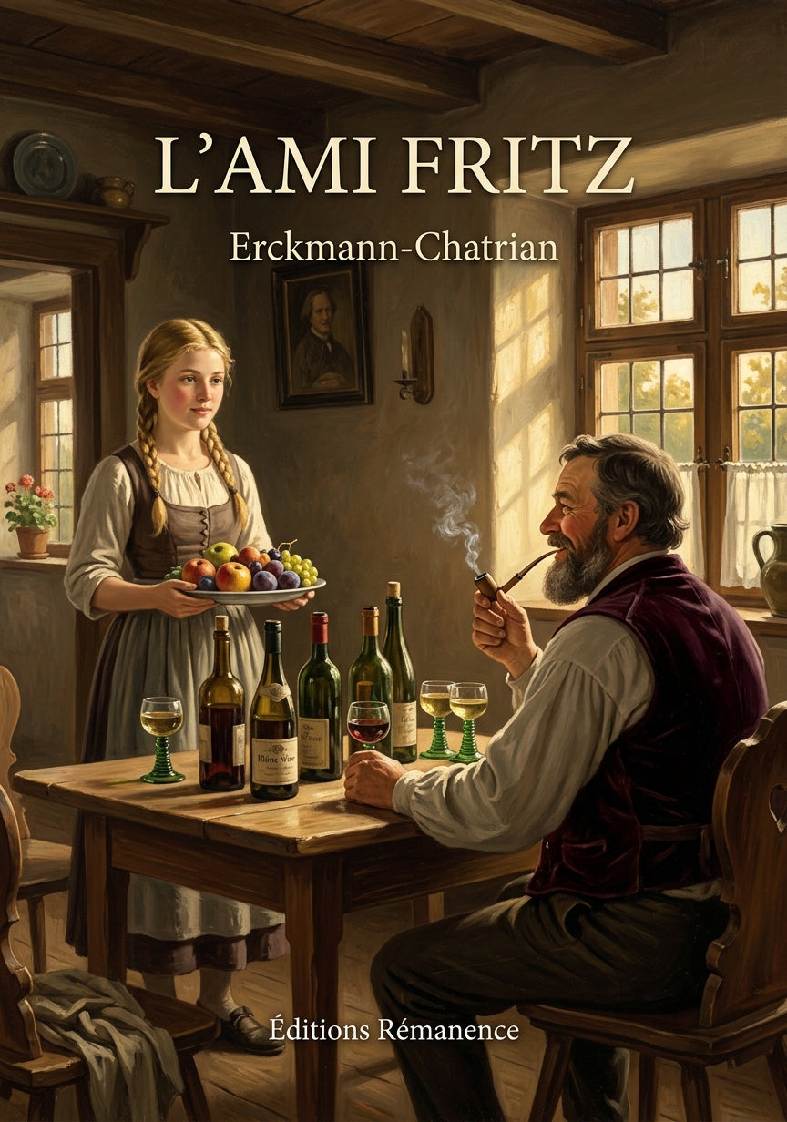 Livre L’Ami Fritz par Erckmann-Chatrian - Couverture - Editions Remanence