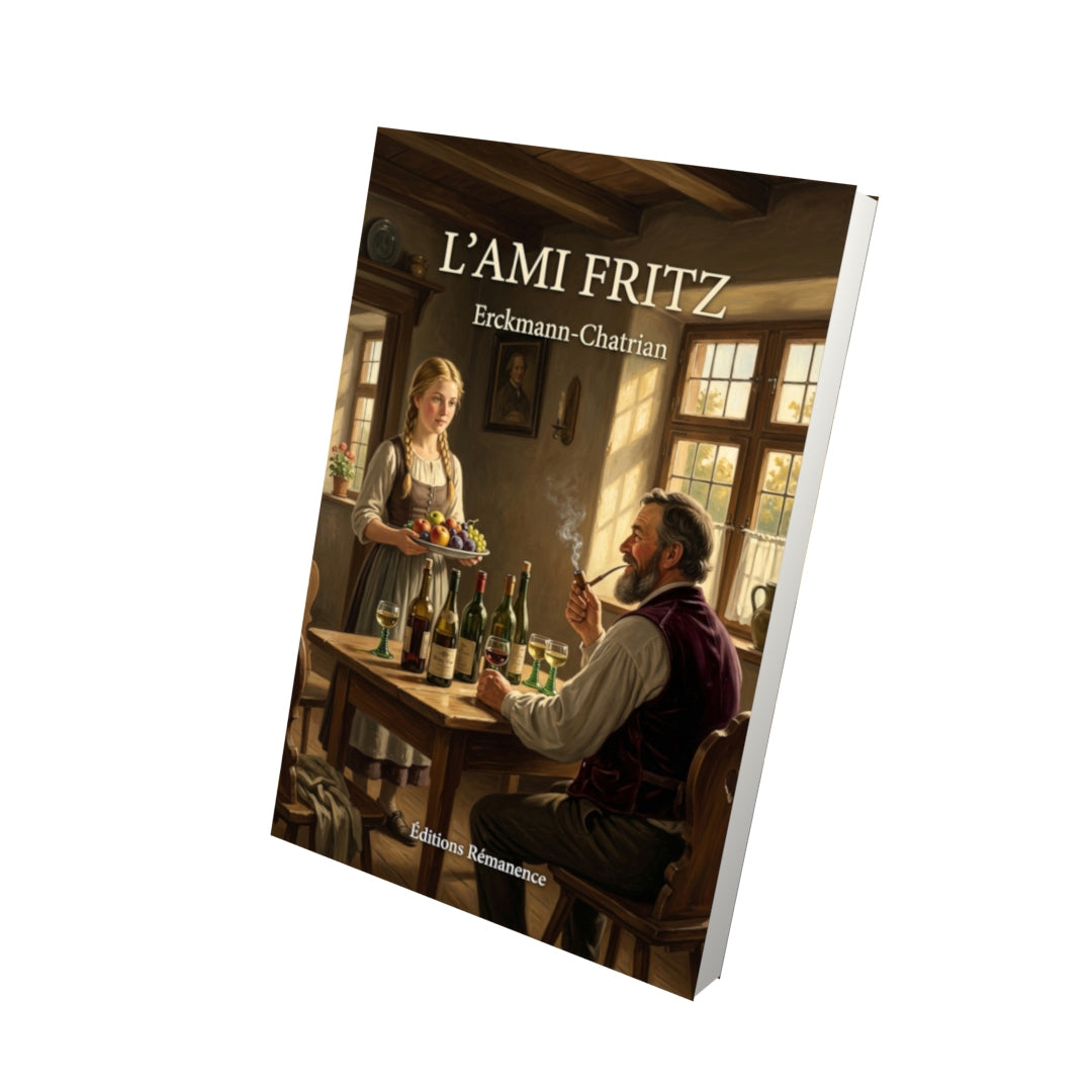 Livre L’Ami Fritz par Erckmann-Chatrian - Vue 3D - Editions Remanence
