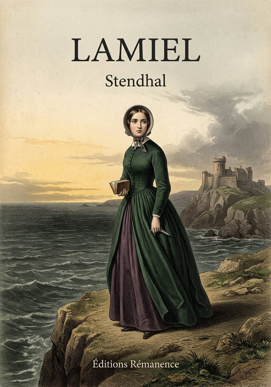 Livre Lamiel par Stendhal - Couverture - Editions Remanence