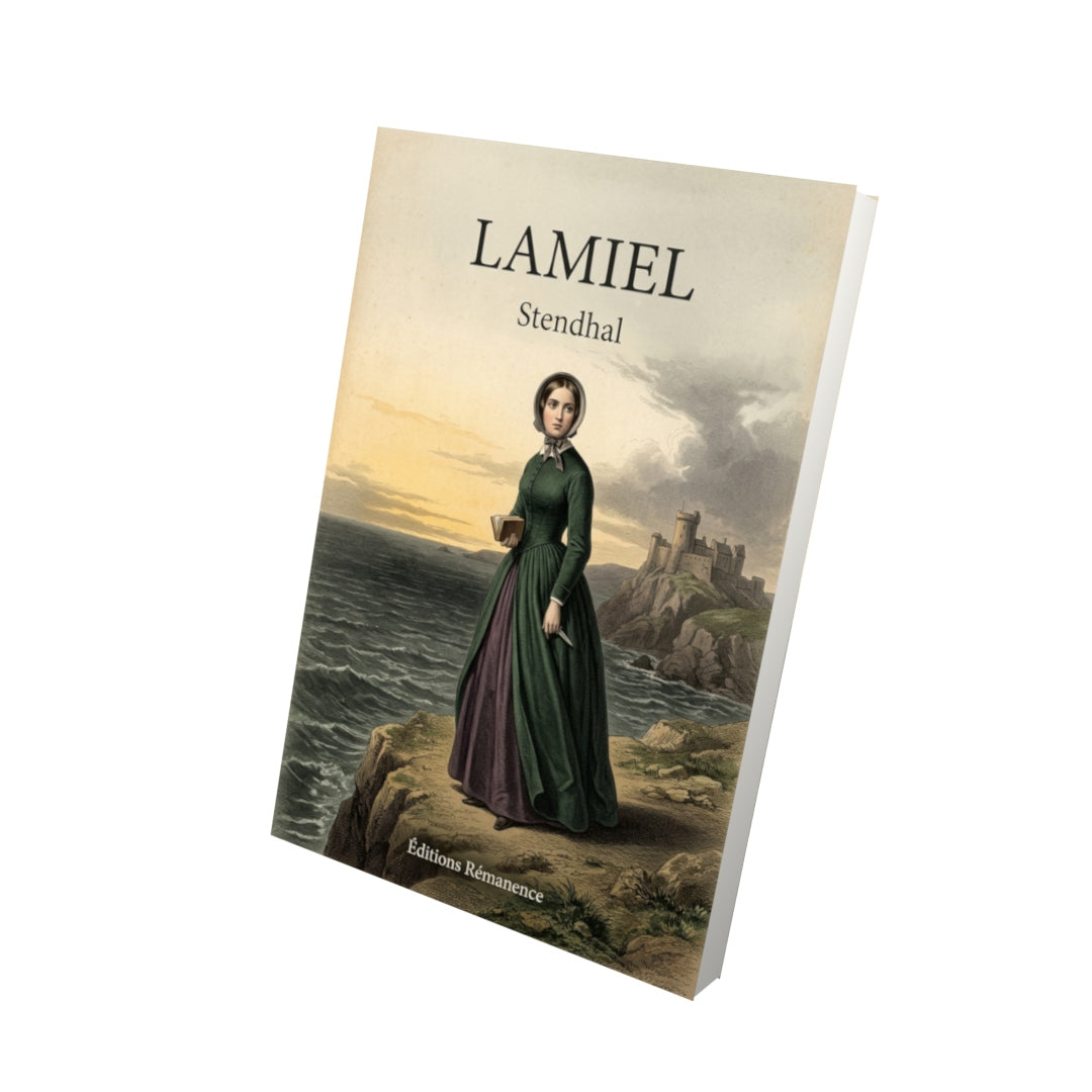 Livre Lamiel par Stendhal - Vue 3D - Editions Remanence