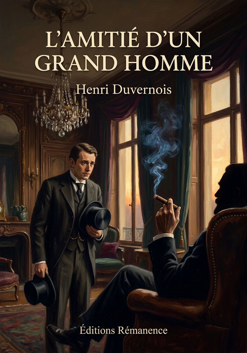 Livre L’Amitié d’un grand homme par Henri Duvernois - Couverture - Editions Remanence