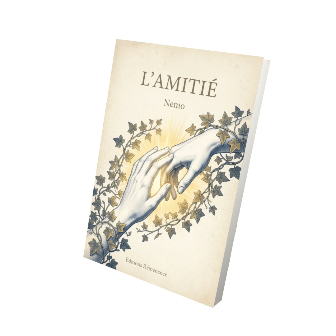 Livre L’Amitié par Nemo - Vue 3D - Editions Remanence