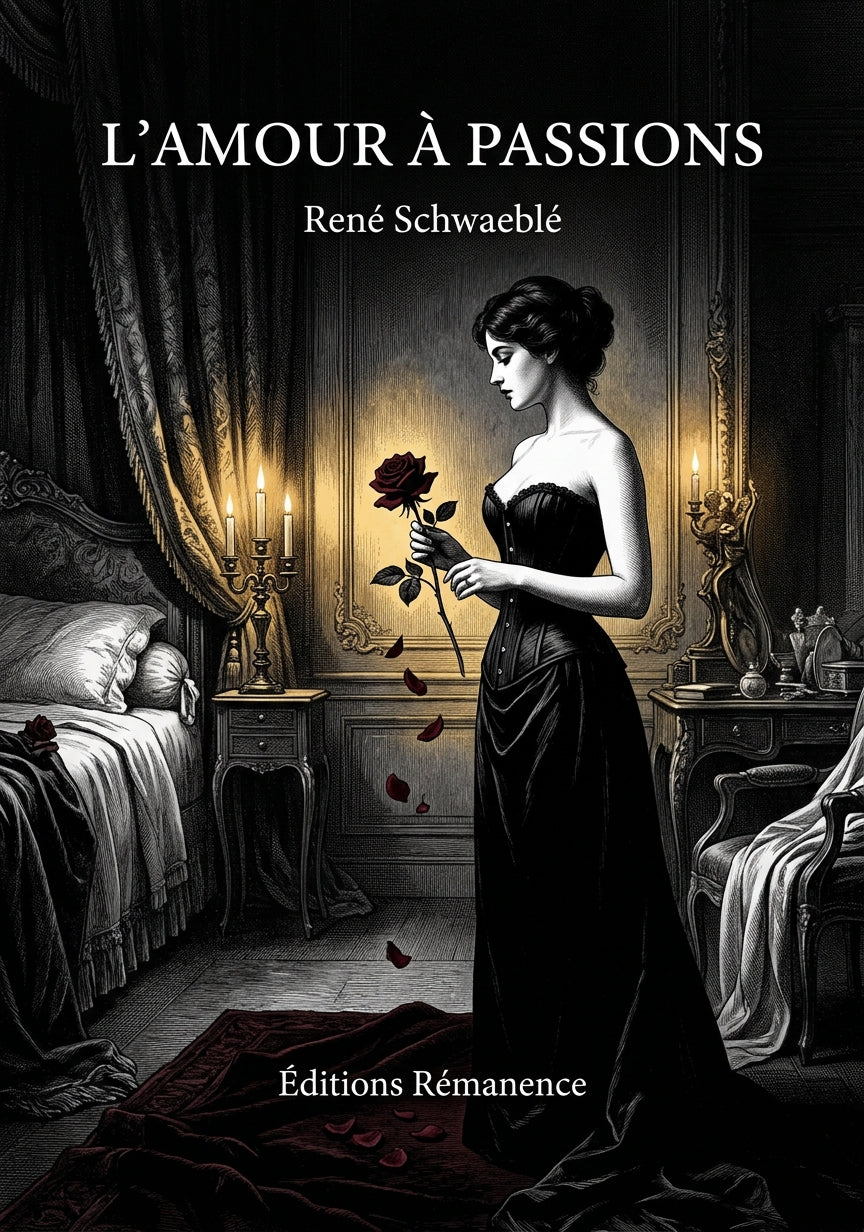 Livre L’Amour à passions par René Schwaeblé - Couverture - Editions Remanence