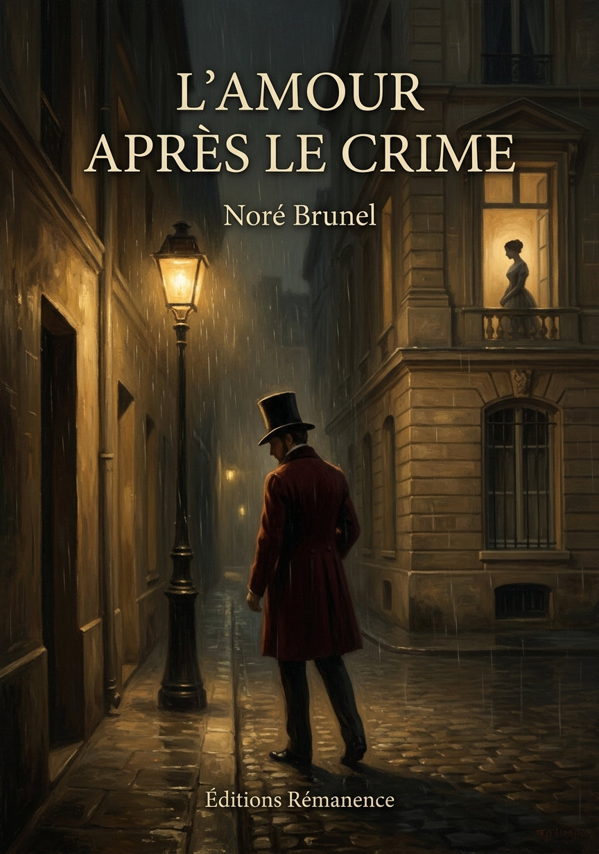 Livre L’Amour après le crime par Noré Brunel - Couverture - Editions Remanence