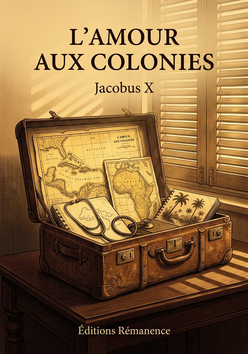 Livre L’Amour aux Colonies par Jacobus X - Couverture - Editions Remanence