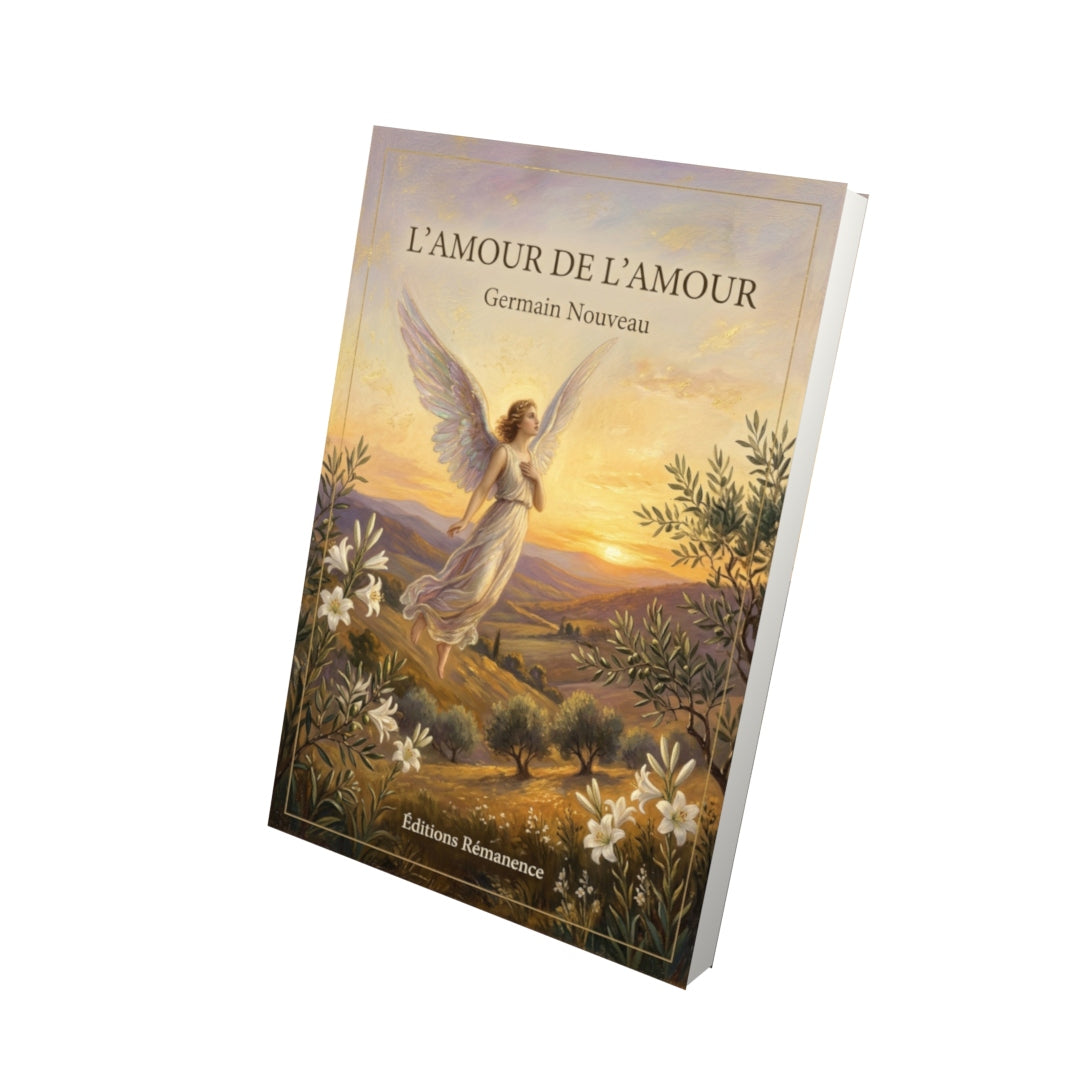 Livre L’Amour de l’amour par Germain Nouveau - Vue 3D - Editions Remanence