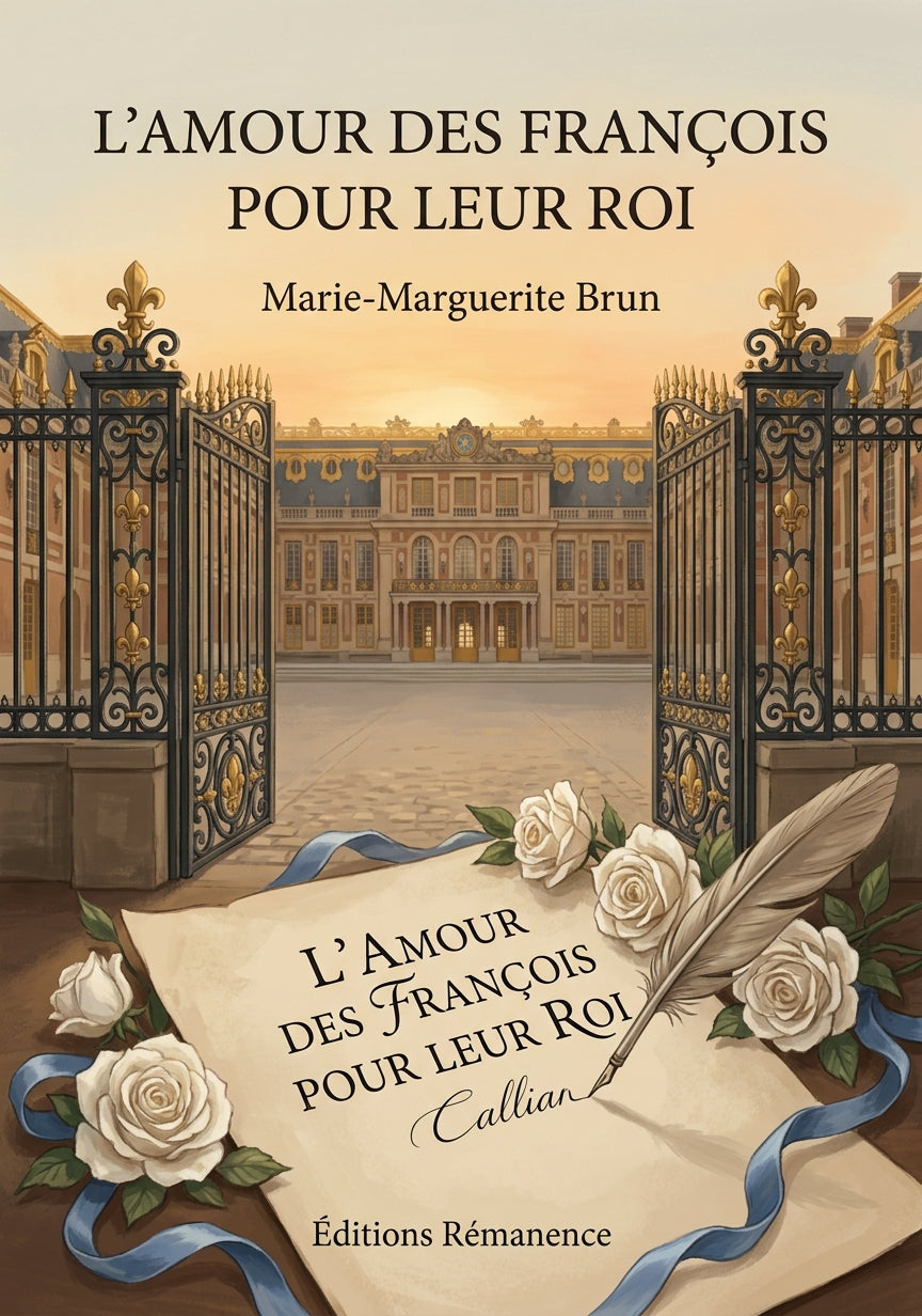 Livre L’amour des françois pour leur roi par Marie-Marguerite Brun - Couverture - Editions Remanence