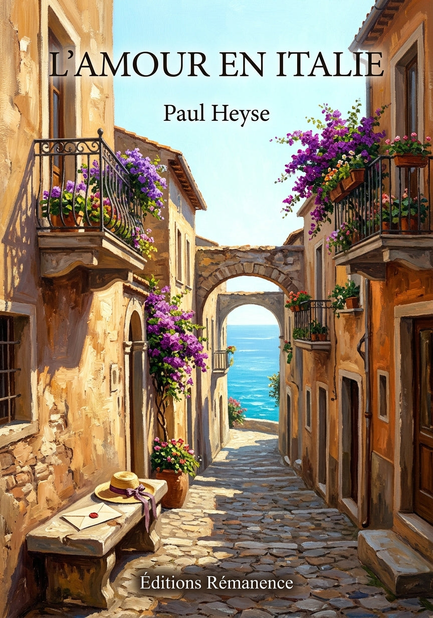 Livre L’Amour en Italie par Paul Heyse - Couverture - Editions Remanence