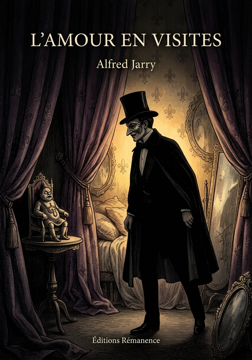 Livre L’Amour en visites par Alfred Jarry - Couverture - Editions Remanence