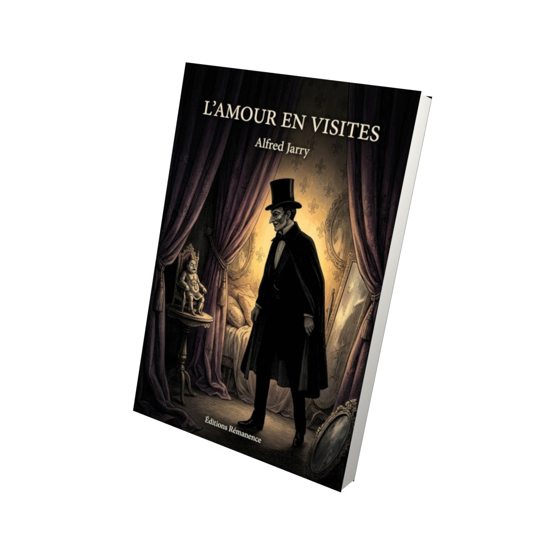 Livre L’Amour en visites par Alfred Jarry - Vue 3D - Editions Remanence