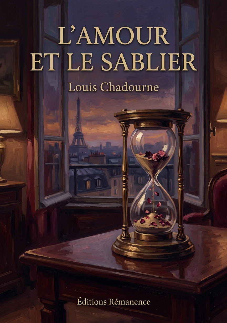 Livre L’Amour et le Sablier par Louis Chadourne - Couverture - Editions Remanence